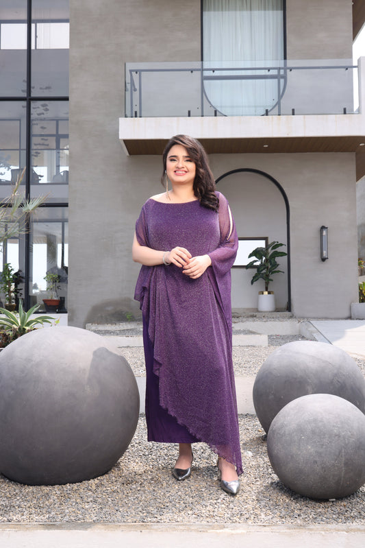 Sparkly Purple Capsule Dress 