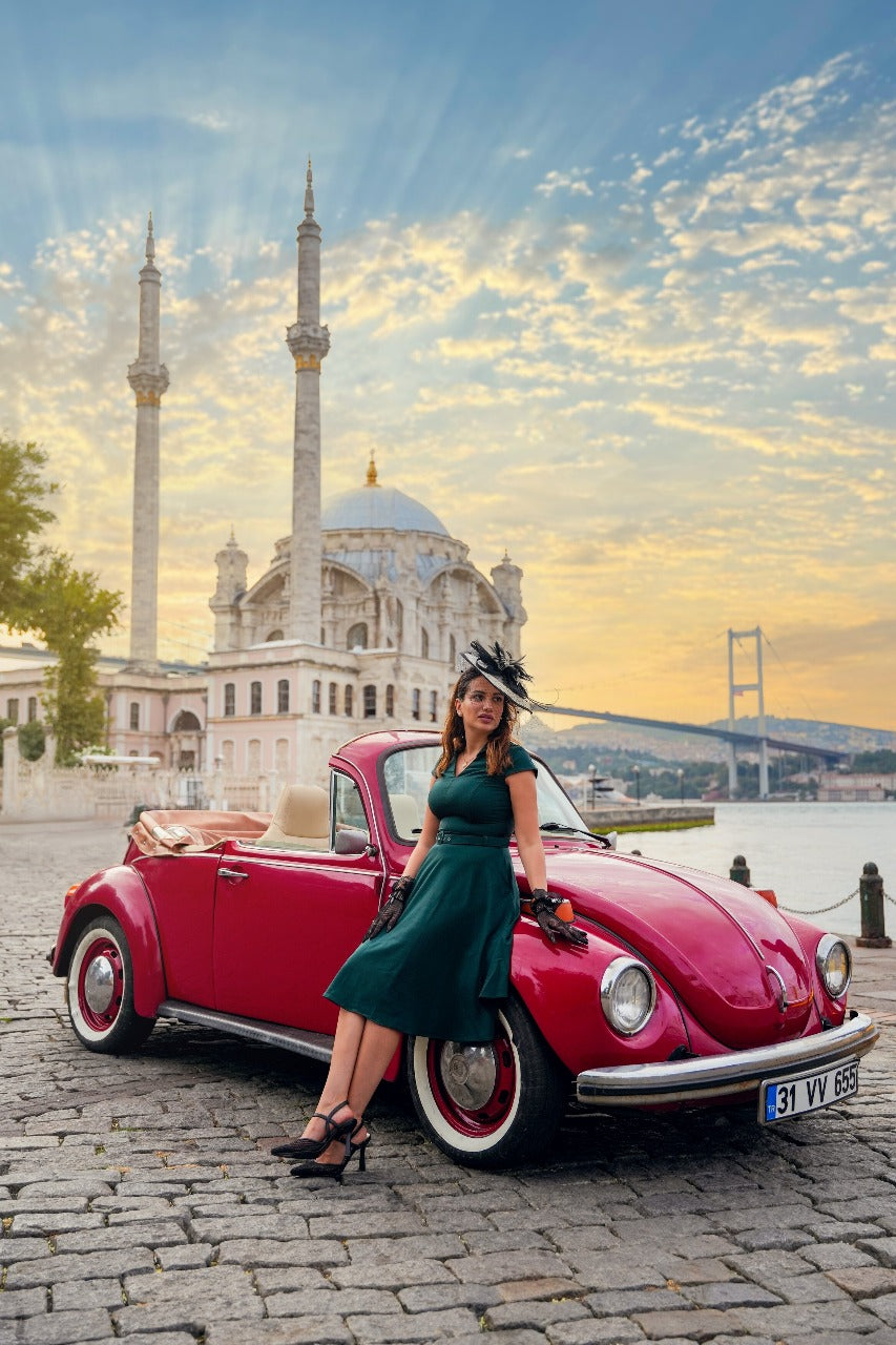 The Emerald Velo Midi